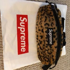 Brand New Supreme Cheetah Fanny Pack
